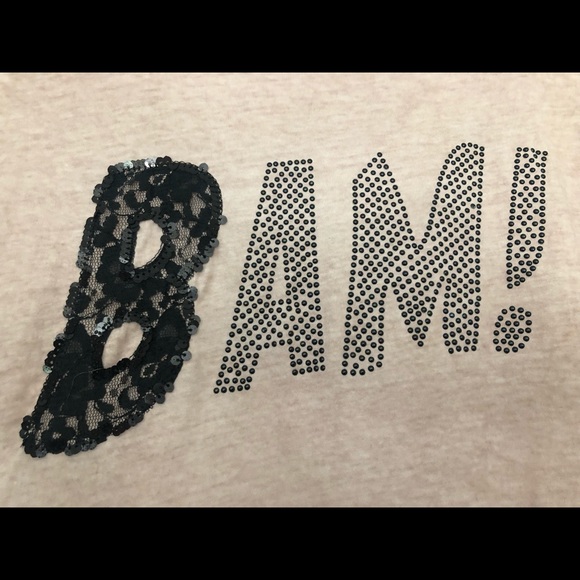 Tom Tailor pink graphic tee with sequins - Picture 2 of 3